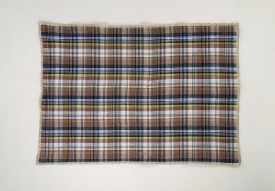 plaid placemat