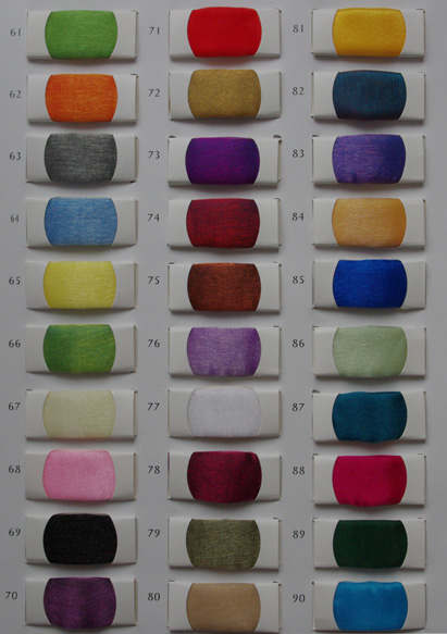 2012 sparkle organza color swatch