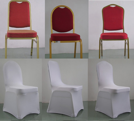 spandex chair cover for 3 chair style(YHC-001)