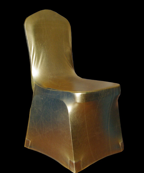 light gold sparkle spandex chair cover(YHC-046)