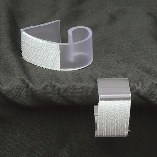 plastic clips with velcro