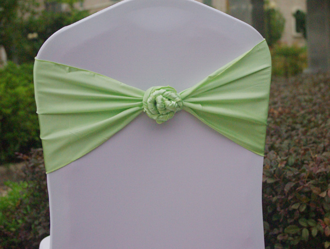 swirl tie of organza