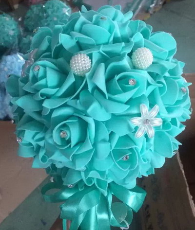 bouquet with jewelry