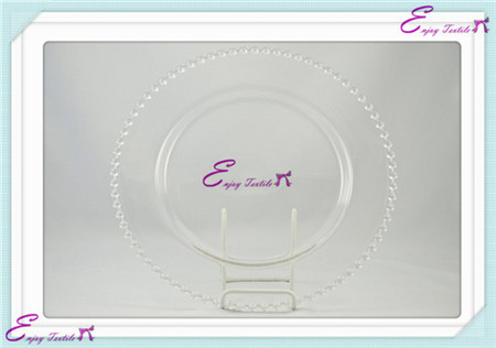 crystal beade plate
