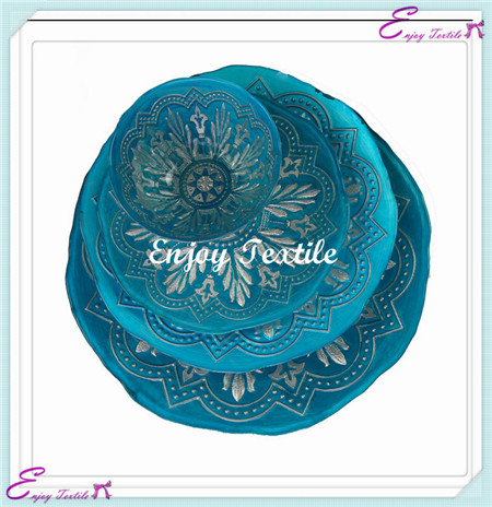 flower charger plate