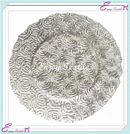 rose charger plate