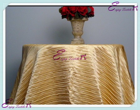 high quality crinkle table cloth