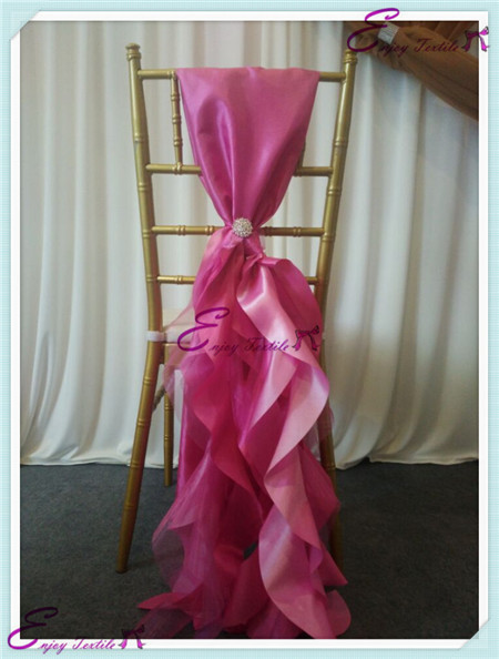 taffeta chair back tie tails