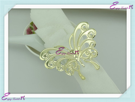 metal butterfly napkin ring