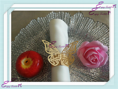 paper butterfly napkin ring