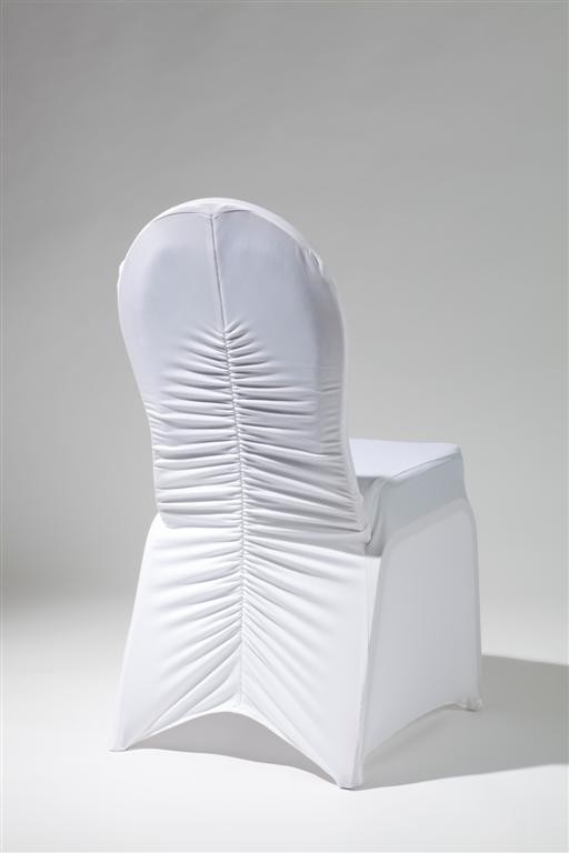 YHC#52 Ruffled Back Spandex Banquet Chair Cover