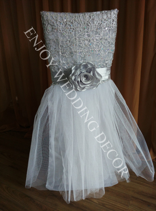 tutu with satin hand flower 