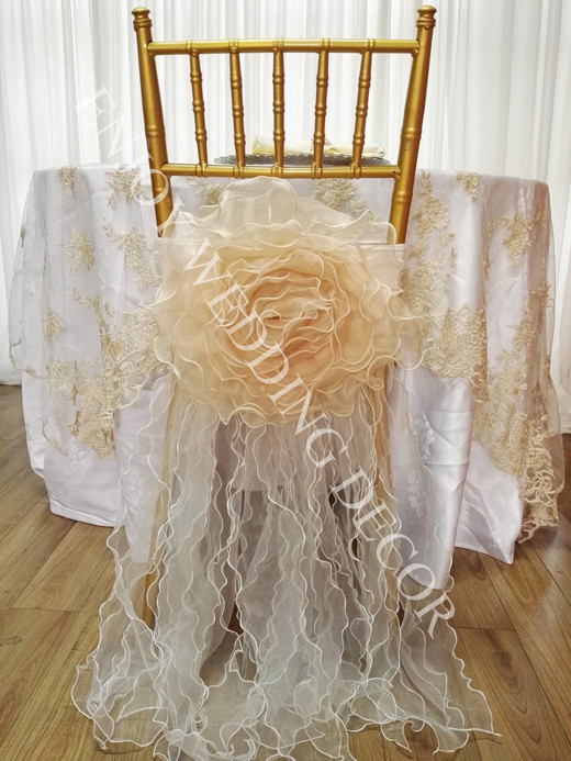 willow with flower chair cover