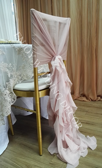 chiffon willow chair sash