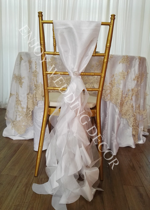 taffeta and organza willow sash
