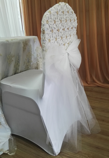 luxury cover with tutu butterfly chair cover
