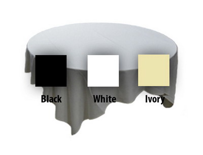 classic color of banquet table cloth