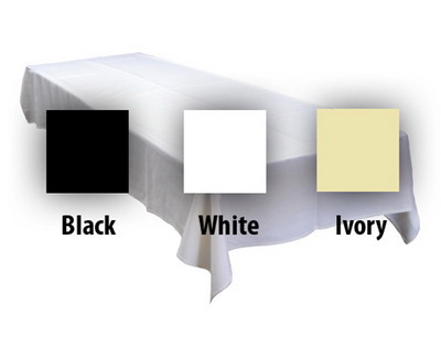classic color of banquet table cloth
