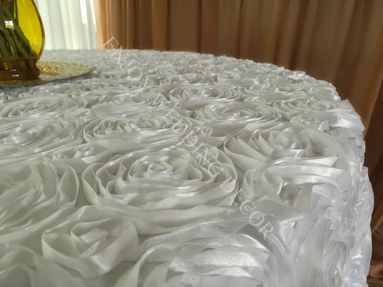 rosetta satin table cloth