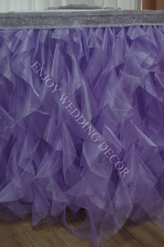 organza willow table skirt