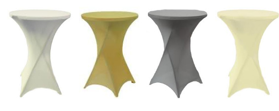 high round lycra table cloth